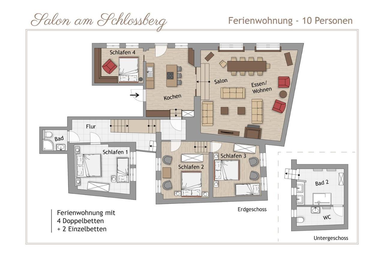 Salon Am Schlossberg Quedlinburg Bagian luar foto